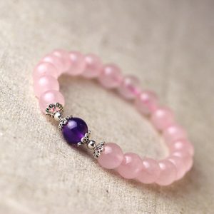 Kristallarmband rosa